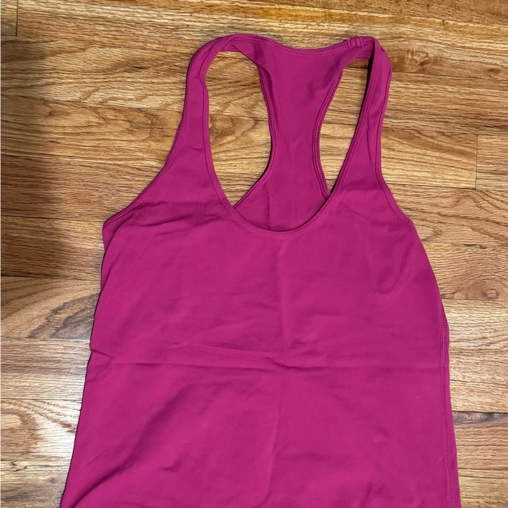 Like New Lululemon Women's Pink Cool Racerback Tank Top Size 8